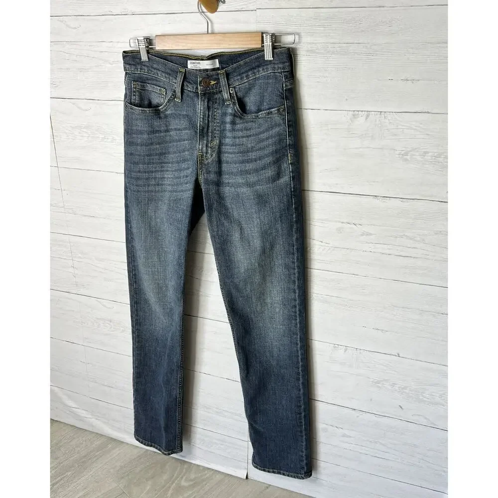 Levi Strauss Jeans Mens Size 29X32 Signature Gold Straight Cotton Blend Casual